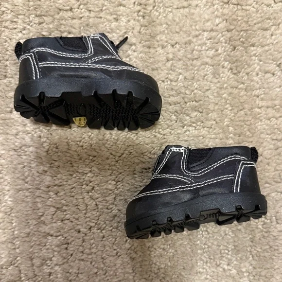 American Girl Doll Black Zip Ankle Boots ONLY- Released 2002/Retired 2004 - Picture 3 of 6